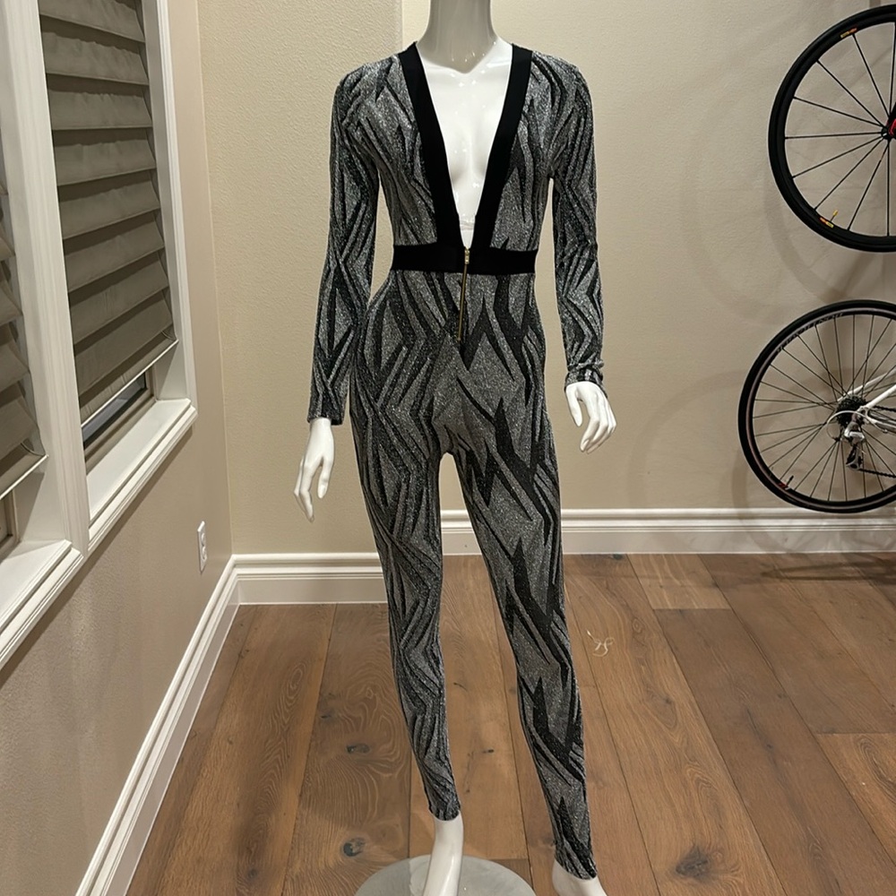 Stretchy shimmer jumpsuit